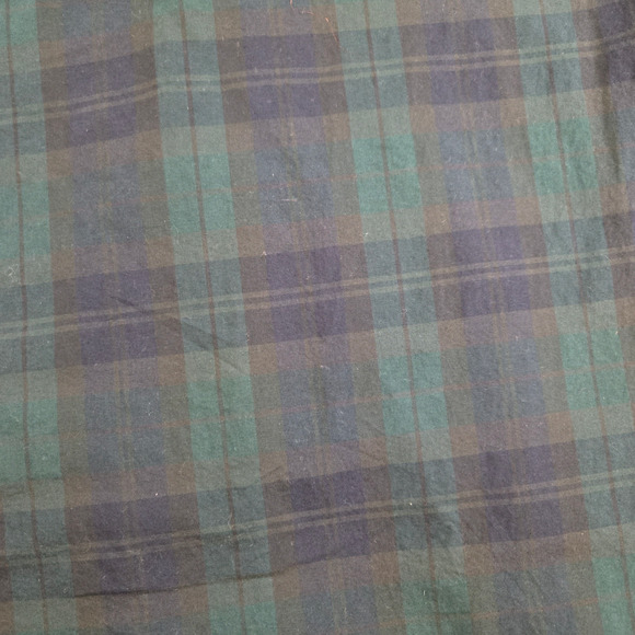 90s Vintage Ralph Lauren Black Watch Plaid Crest Button Down Shirt Size XL - Picture 8 of 9